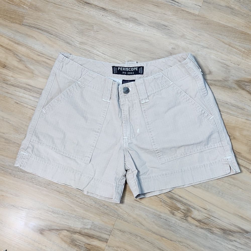 🔺️Periscope Khaki Flat Front Shorts Size 3/27
